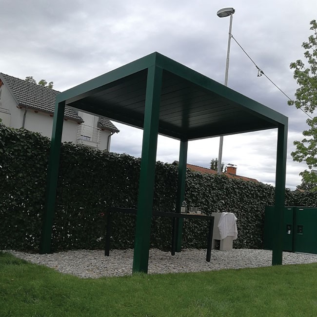 an example of a pergola from Ljubljana