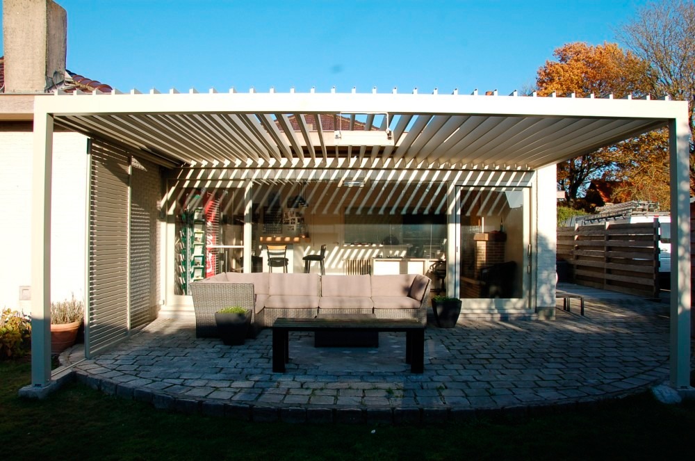 ein Beispiel einer Pergola aus Belgien