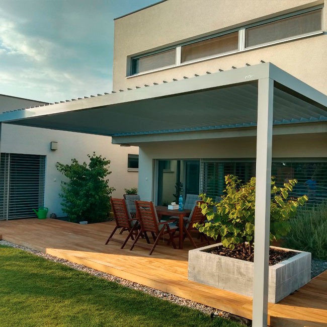 an example of a pergola from Czech Republic
