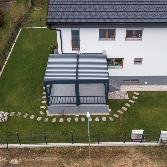 an example of a pergola from Slovenia