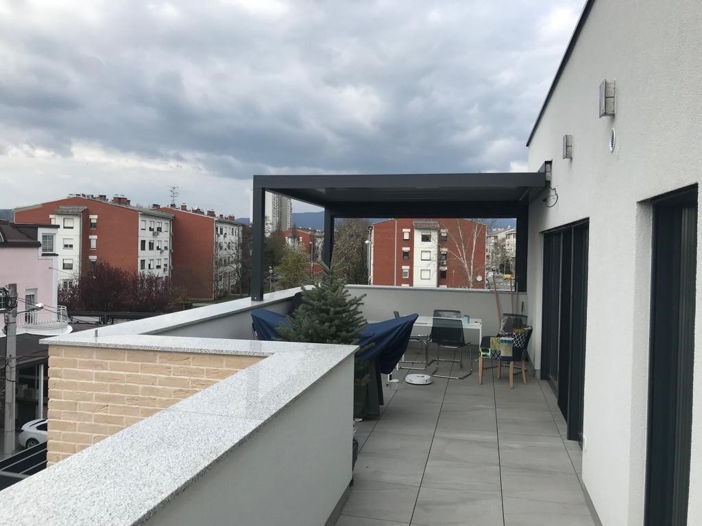 pergola on house in Croatia