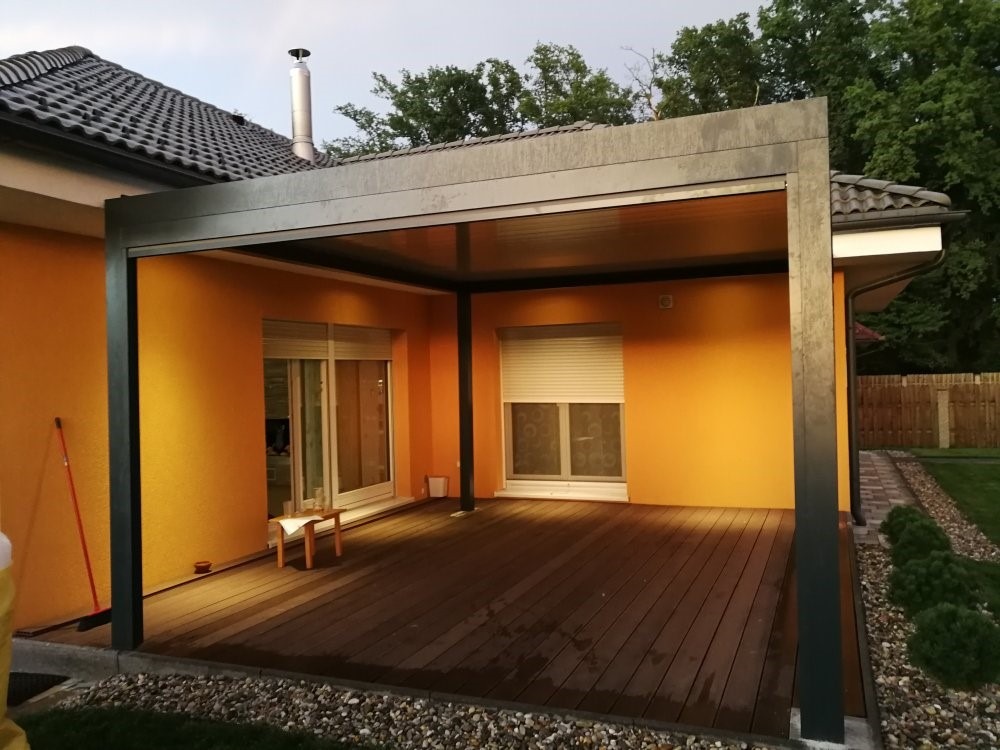 an example of another 3x3 pergola in Slovenia